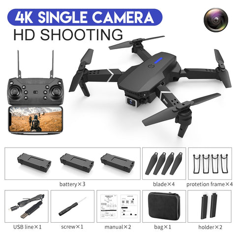 Drone With Wide Angle HD 4K Dual Camera