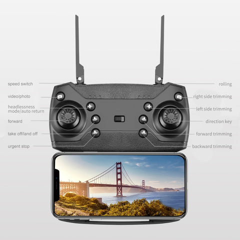 Drone With Wide Angle HD 4K Dual Camera