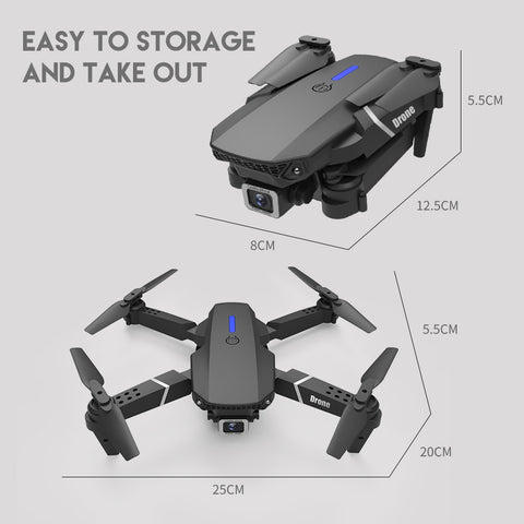 Drone With Wide Angle HD 4K Dual Camera