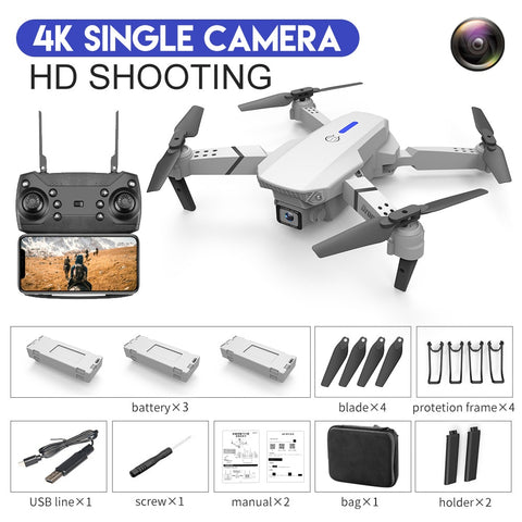 Drone With Wide Angle HD 4K Dual Camera