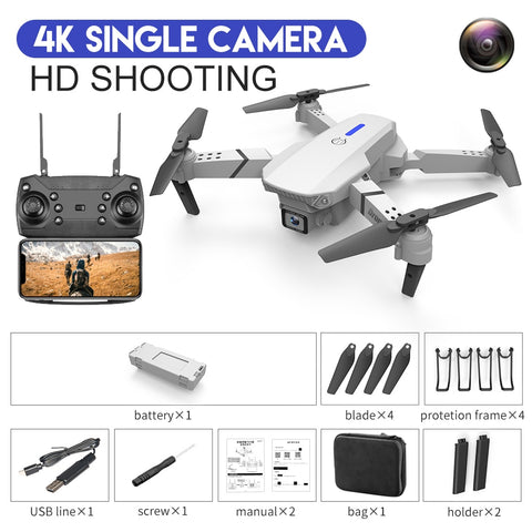 Drone With Wide Angle HD 4K Dual Camera