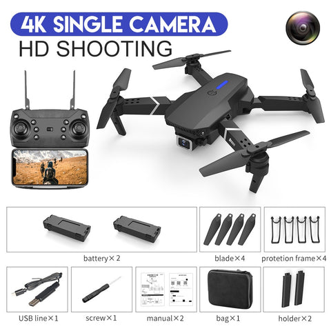 Drone With Wide Angle HD 4K Dual Camera
