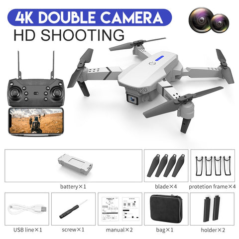 Drone With Wide Angle HD 4K Dual Camera
