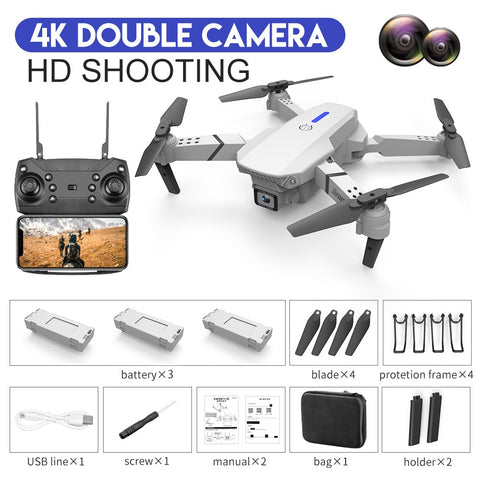 Drone With Wide Angle HD 4K Dual Camera