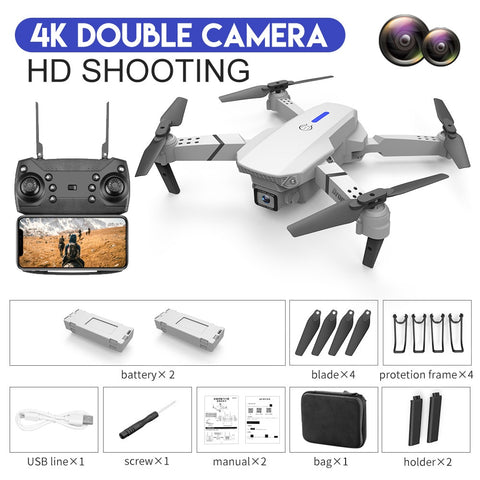 Drone With Wide Angle HD 4K Dual Camera