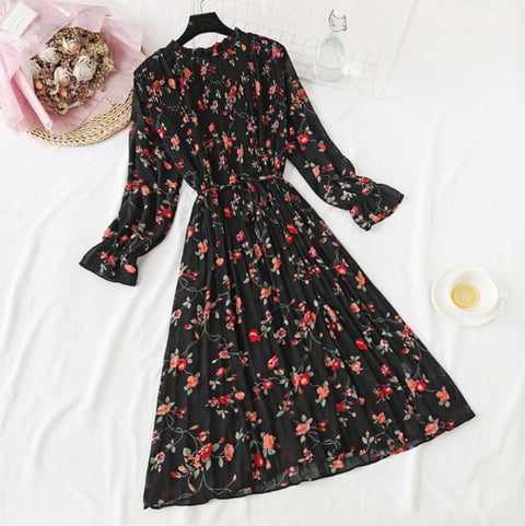 Elegant Polka Dot Women Dress