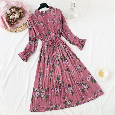 Elegant Polka Dot Women Dress