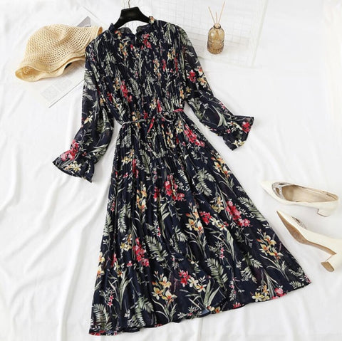 Elegant Polka Dot Women Dress