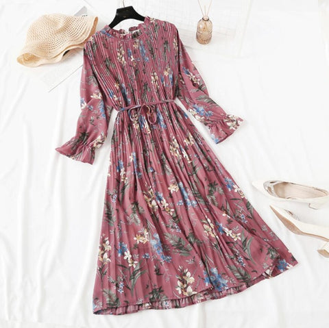 Elegant Polka Dot Women Dress
