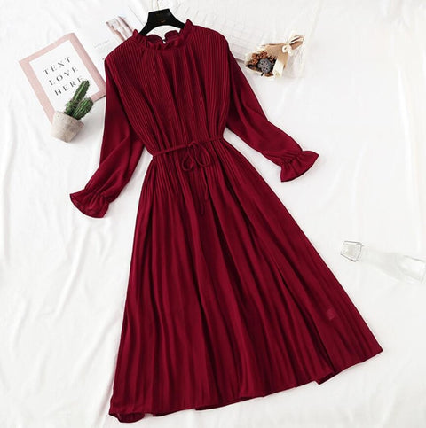 Elegant Polka Dot Women Dress