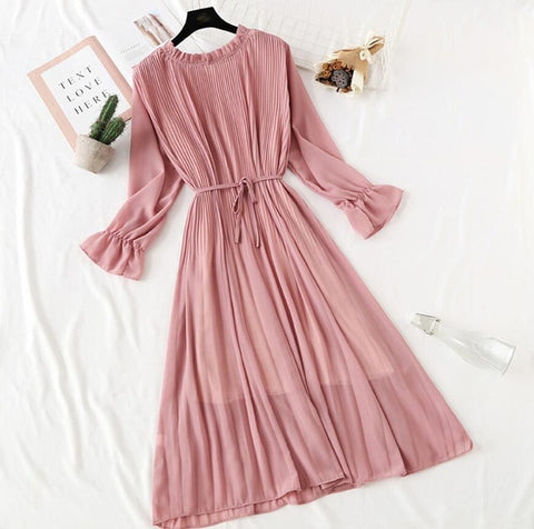 Elegant Polka Dot Women Dress