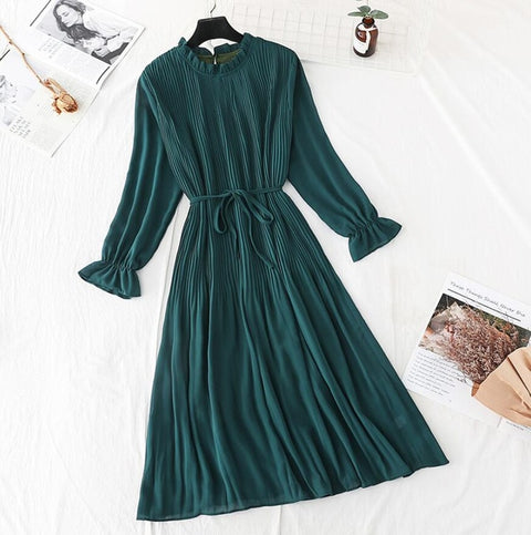 Elegant Polka Dot Women Dress