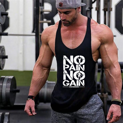 Bodybuilding stringer tank top