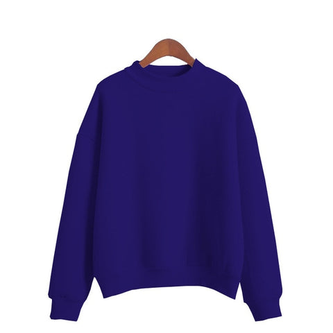 Woman O-neck Knitted Sweatshirts