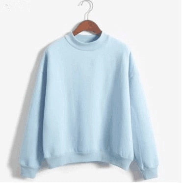 Woman O-neck Knitted Sweatshirts