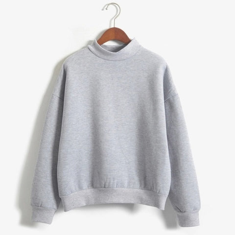 Woman O-neck Knitted Sweatshirts