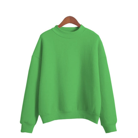 Woman O-neck Knitted Sweatshirts