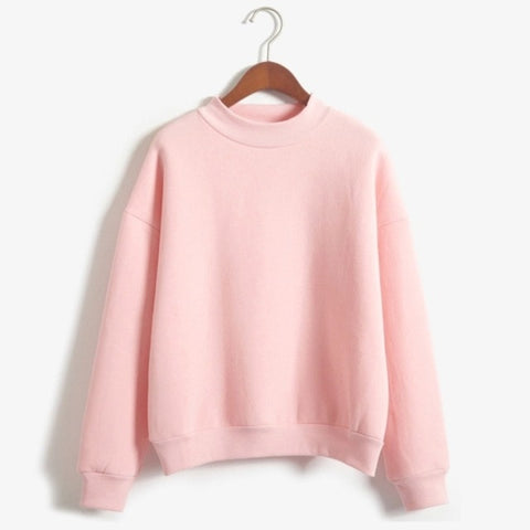 Woman O-neck Knitted Sweatshirts
