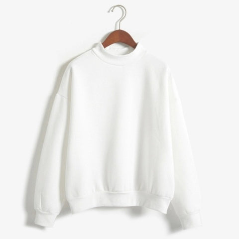 Woman O-neck Knitted Sweatshirts