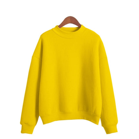 Woman O-neck Knitted Sweatshirts