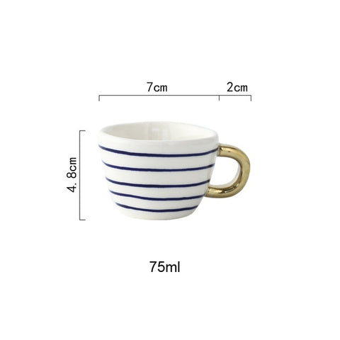 Creative Geometric Ceramic Mugs