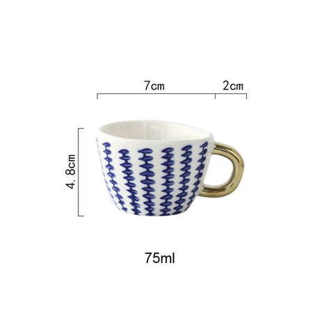 Creative Geometric Ceramic Mugs