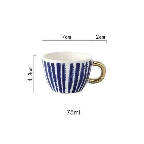 Creative Geometric Ceramic Mugs