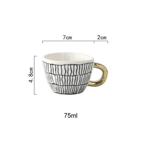 Creative Geometric Ceramic Mugs
