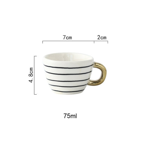 Creative Geometric Ceramic Mugs
