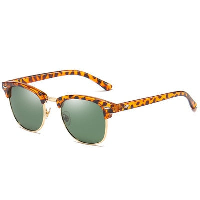 Classic Semi-Rimless Sunglasses